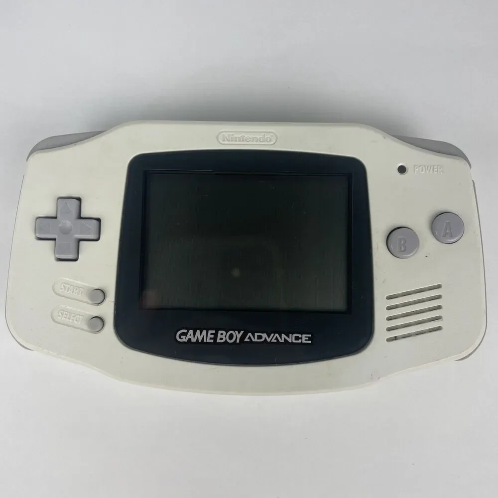 BUNDLE Nintendo Game Boy Advance Glacier White + 10 Games Mario, Spyro, Scooby